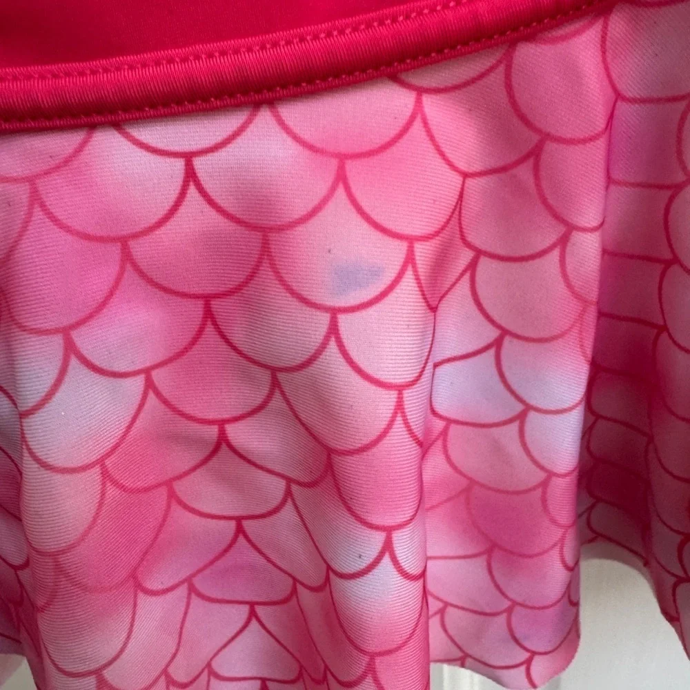 Dreamwave 3T Girls Pink Mermaid Swim Bikini Skort Bathingsuit Bottom